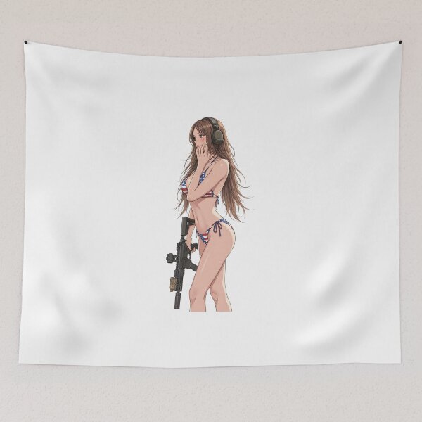 Item preview,  American Gun Girl by RAWLIFEGRAPHIC designed and sold by RAWLIFEGRAPHIC.