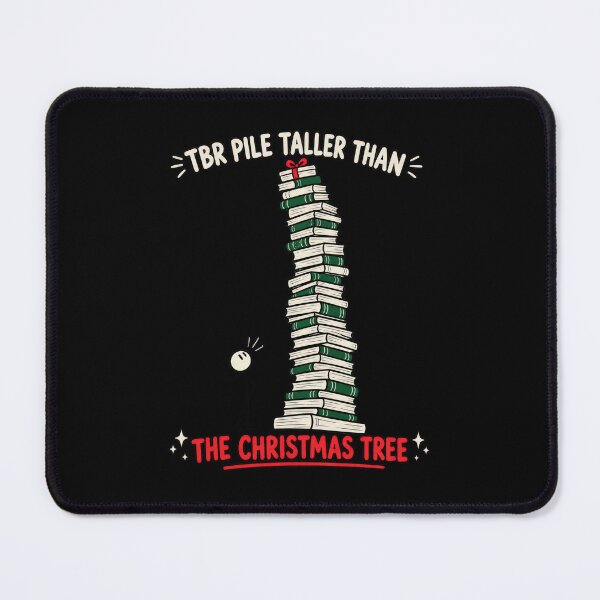 Item preview, Cozy Bookmas TBR Pile Taller Than Christmas Tree Bookish designed and sold by chem3a-wst.