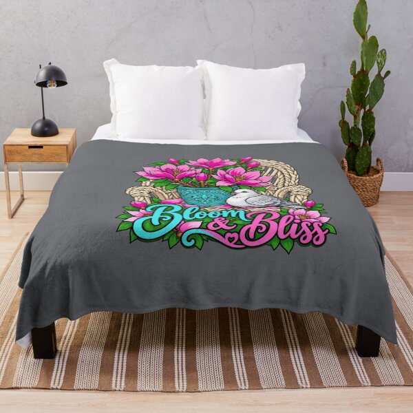 Item preview, Bloom & Bliss – Pink Magnolia Flowers & Dove designed and sold by Aimetoi.