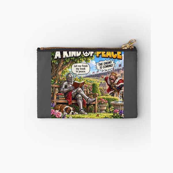 Item preview, A Kind of Peace – Medieval Knight Reading Humour designed and sold by Hornace88studio.