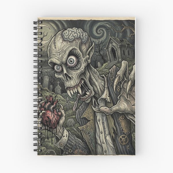 Item preview, Zombie holding a ripped out beating heart designed and sold by Vintage Designs +.
