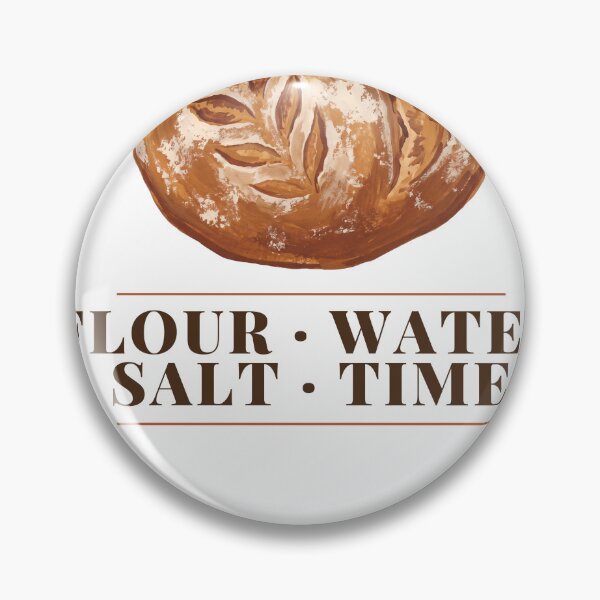 Item preview, Flour Water Salt Time Sourdough Bread designed and sold by Moti Vaknin.