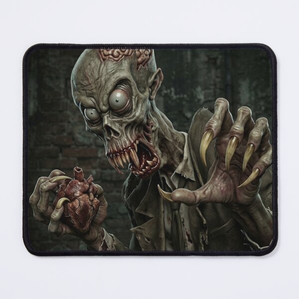 Item preview, Zombie holding a ripped out beating heart designed and sold by Vintage Designs +.