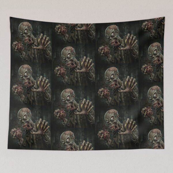 Item preview, Zombie holding a ripped out beating heart designed and sold by Vintage Designs +.
