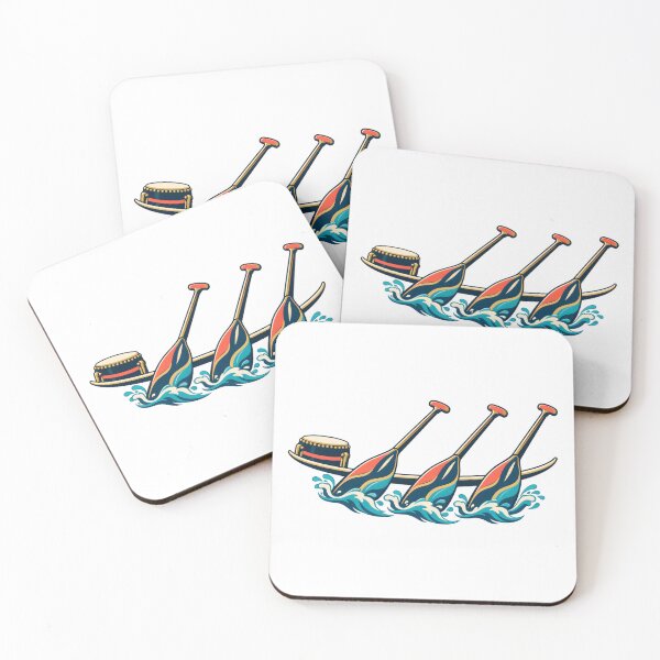 Item preview, Dragon Boat Paddle Catch Rhythm Illustration designed and sold by Philippa Shop.