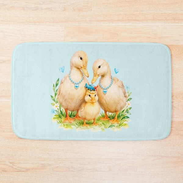 Item preview, Sweet Duck Family With Plane In Flower Garden designed and sold by the artedivino.