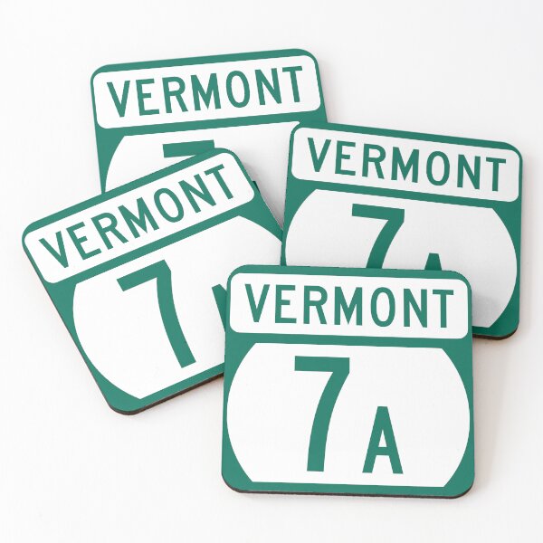 Item preview, Vermont Route 7A – Shires of Vermont Scenic Byway – Historic Vintage Highway Road Sign designed and sold by NewNomads.