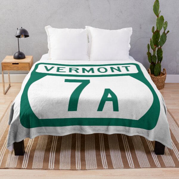 Item preview, Vermont Route 7A – Shires of Vermont Scenic Byway – Historic Vintage Highway Road Sign designed and sold by NewNomads.