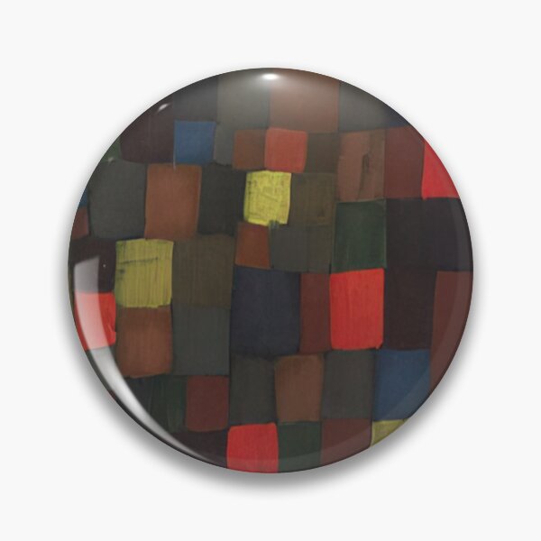 Item preview, Paul Klee - Abstract Colour Harmony In Squares With Vermillion Accents 1924 designed and sold by lanaverera.