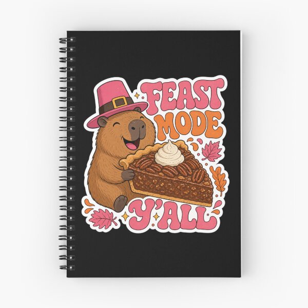 Item preview, Feast Mode Yall Cute Pilgrim Capybara designed and sold by Design Vibras.