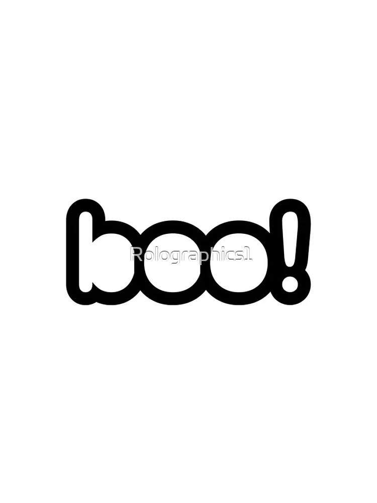 Thumbnail 4 of 4, iPhone Case, Boo Halloween Sticker Simple Sticker Design designed and sold by Rolographics1.