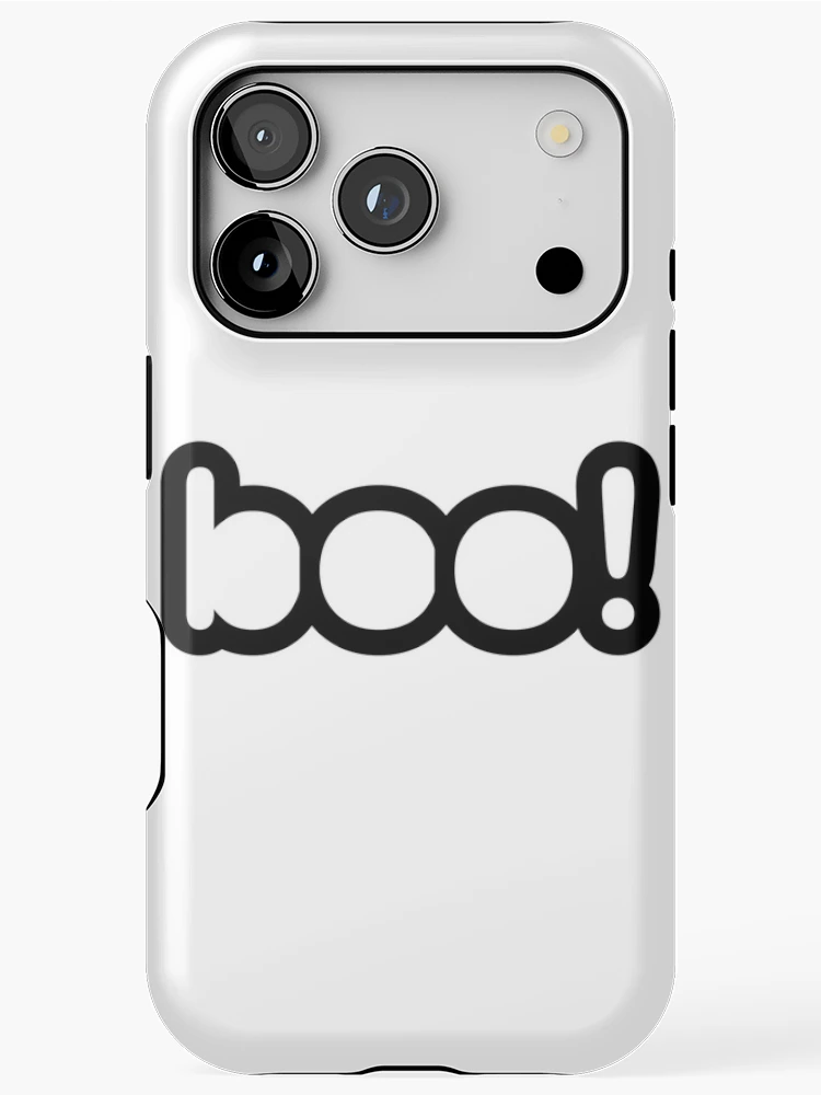 Thumbnail 1 of 4, iPhone Case, Boo Halloween Sticker Simple Sticker Design designed and sold by Rolographics1.