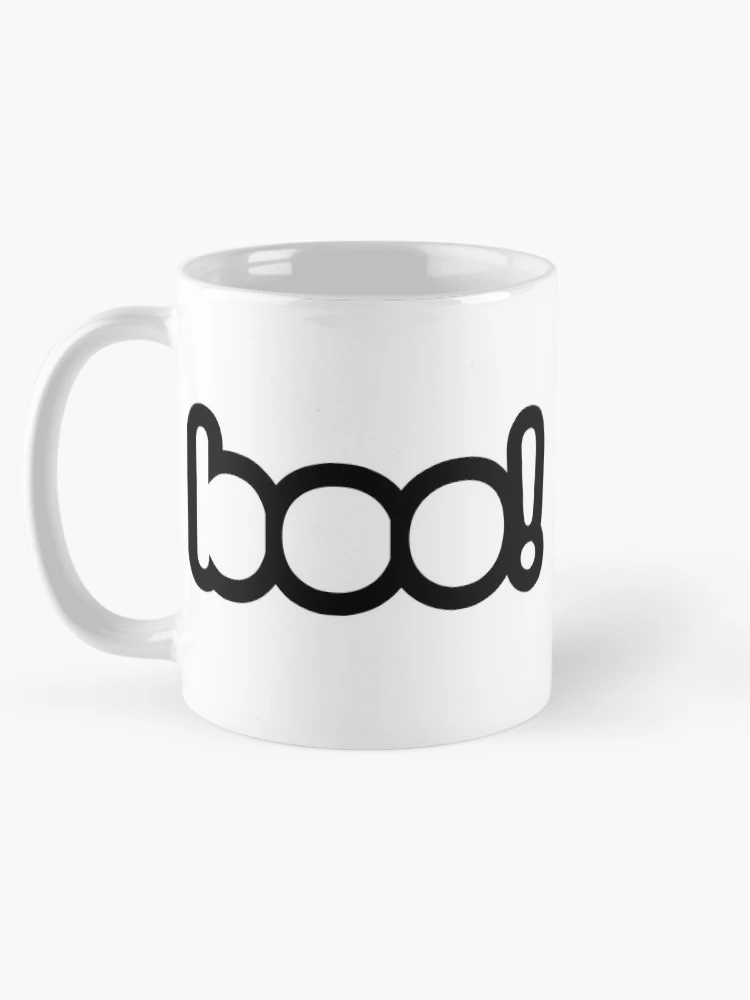 Thumbnail 5 of 6, Coffee Mug, Boo Halloween Sticker Simple Sticker Design designed and sold by Rolographics1.