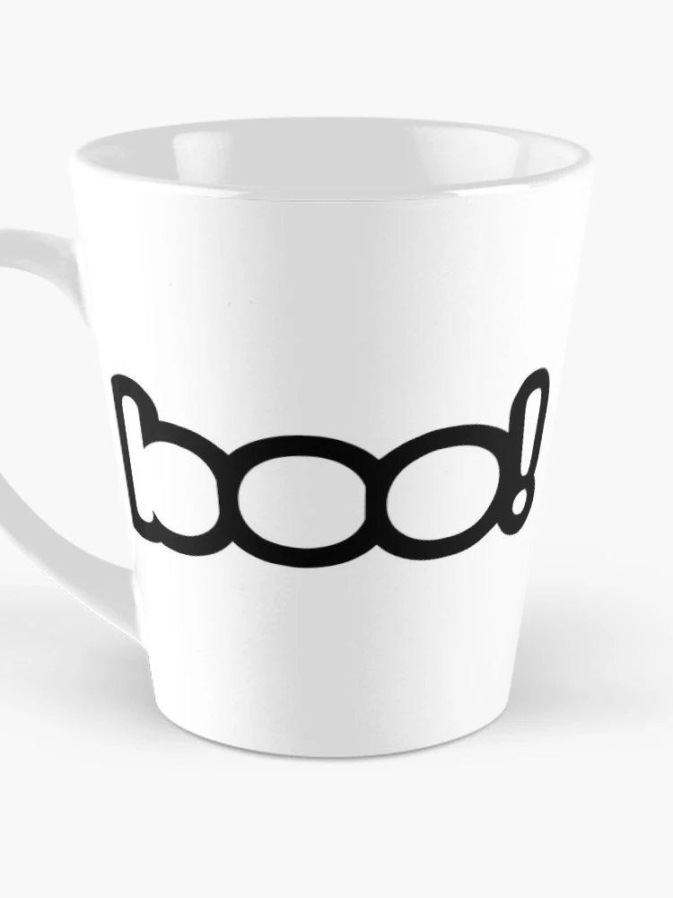 Thumbnail 3 of 4, Coffee Mug, Boo Halloween Sticker Simple Sticker Design designed and sold by Rolographics1.