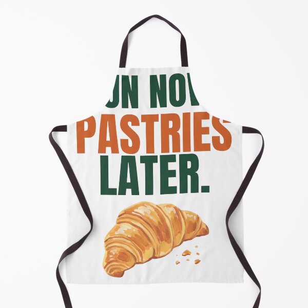 Item preview, Run Now Pastries Later Croissant Runner designed and sold by Moti Vaknin.