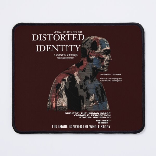 Item preview, Distorted Identity – Surreal Human Portrait designed and sold by mennawagih7.