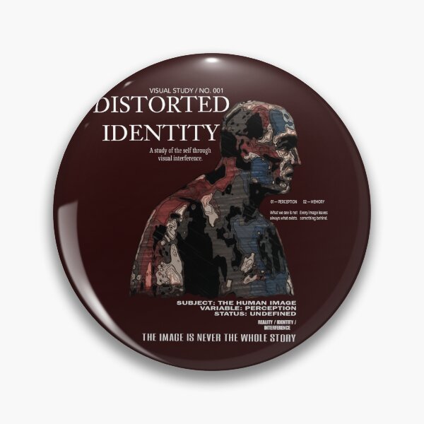 Item preview, Distorted Identity – Surreal Human Portrait designed and sold by mennawagih7.