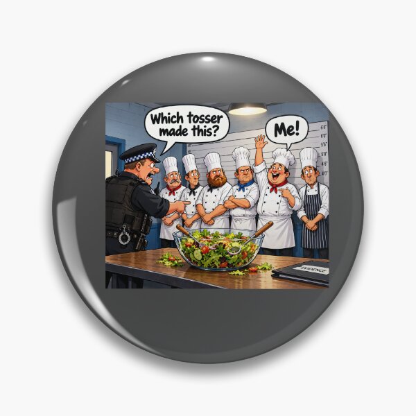 Item preview, Which Tosser Made This – Funny Chef Salad Joke designed and sold by Hornace88studio.