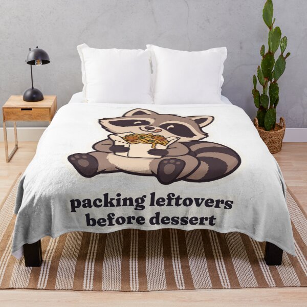 Item preview, Thanksgiving Raccoon Packing Leftovers Before Dessert designed and sold by OuqCreations.