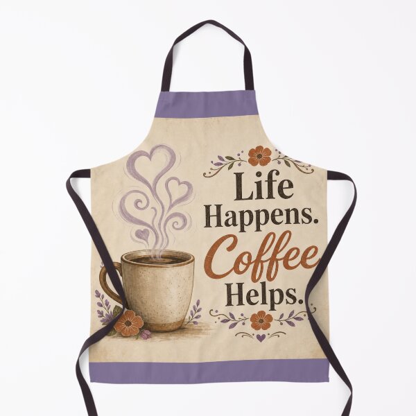 Item preview, Life Happens. Coffee Helps. designed and sold by Kathy Kuczek.