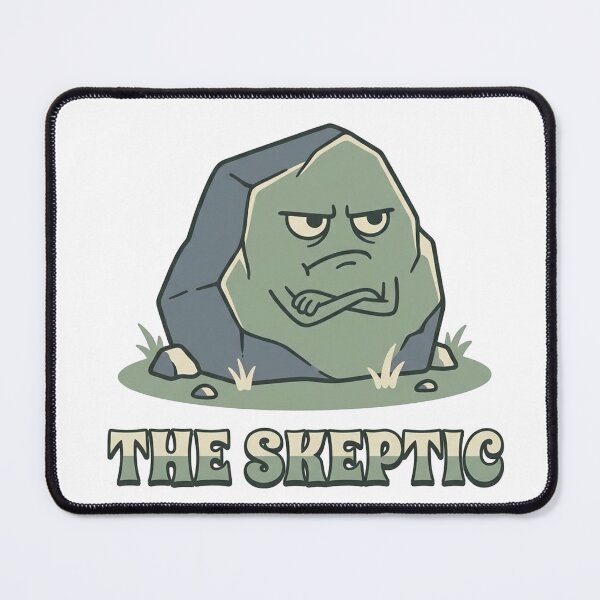 Item preview, Grumpy Rock The Skeptic designed and sold by jrzvibe.