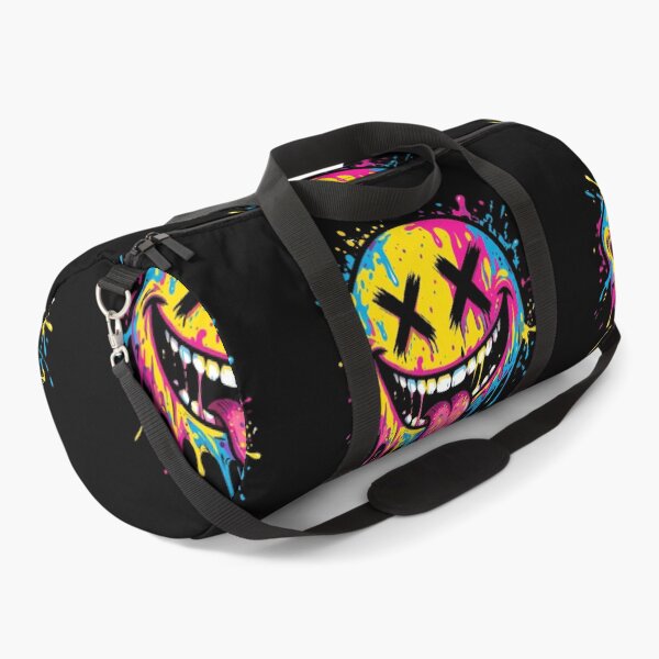 Item preview, Chaos Grin Smiley Black X Eyes Teeth Graffiti Street Art designed and sold by Retro Whiskers.
