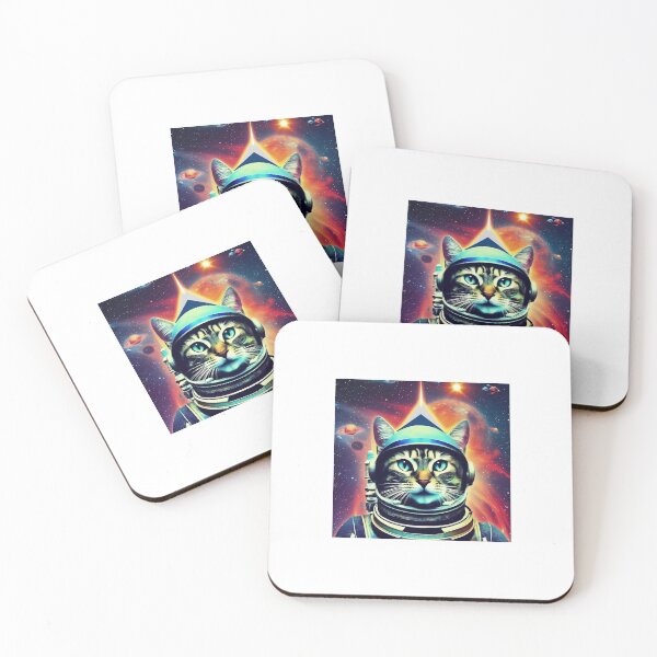 Item preview, Rocket Launch Cat Astronaut — Tabby Cat Space Mission designed and sold by Topher and Tux.