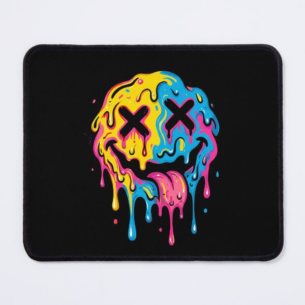 Item preview, Melted Blob Face Abstract Drip Emoji Graffiti Street Art designed and sold by Retro Whiskers.