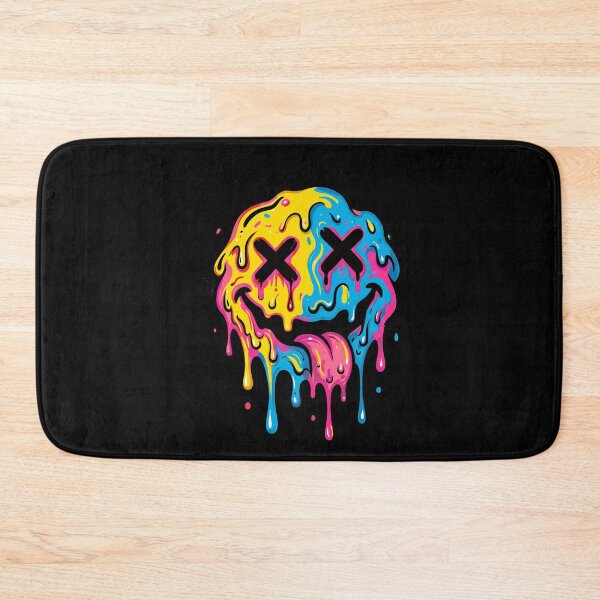 Item preview, Melted Blob Face Abstract Drip Emoji Graffiti Street Art designed and sold by Retro Whiskers.