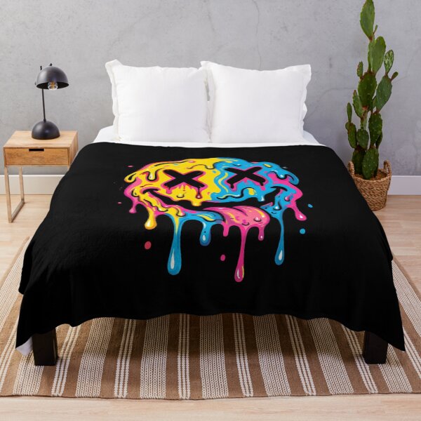 Item preview, Melted Blob Face Abstract Drip Emoji Graffiti Street Art designed and sold by Retro Whiskers.