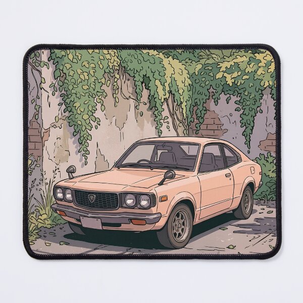 Item preview, Mazda Savanna RX3 Retro Anime Aesthetic Classic Rotary JDM Car Art designed and sold by Motorline44.