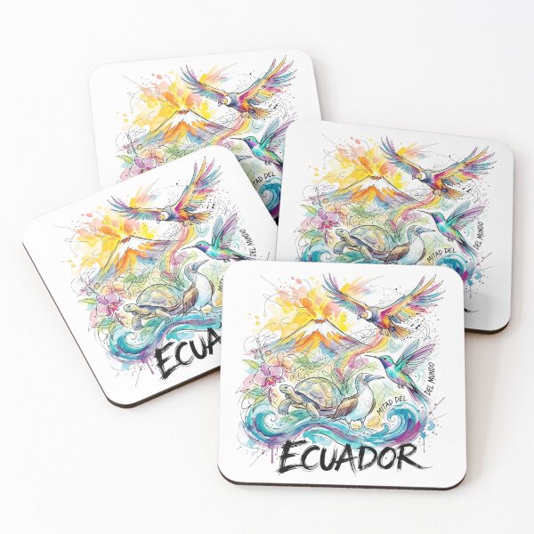 Item preview, Ecuador Tropical Birds and Ocean Waves designed and sold by EdwinkOne.