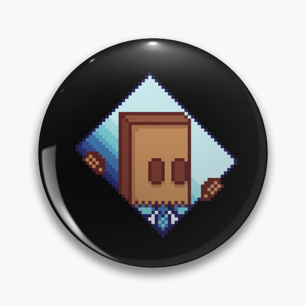 Item preview, Paper Bag Character Portal - Pixel Art designed and sold by RetroRlx.