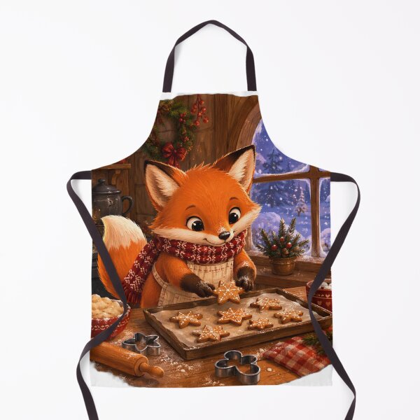 Item preview, Fox’s Cozy Winter Gingerbread Kitchen designed and sold by ImagineNature.