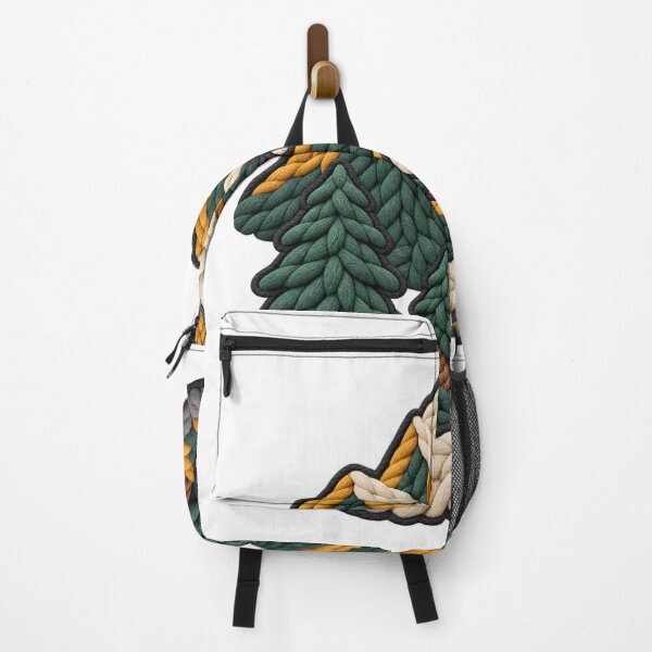 Item preview, Braided Rope Mountain Alpine Trail Hiking Art designed and sold by TeNovaStudio.