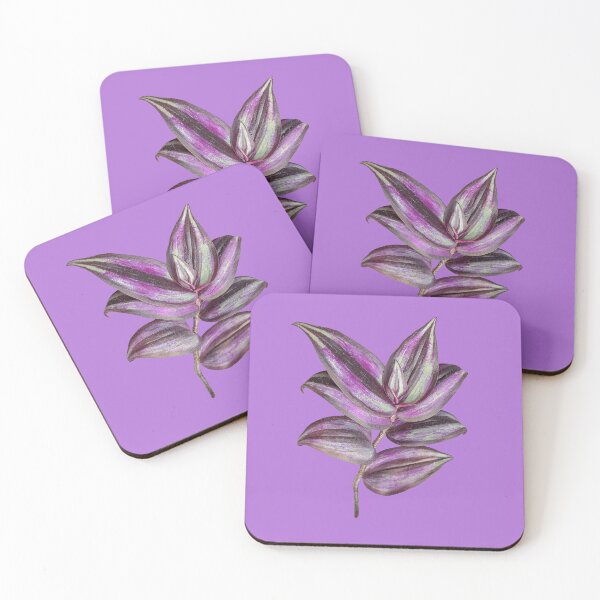 Item preview, Purple Tradescantia Zebrina Botanical Leaf Illustration designed and sold by MatiolaScentArt.