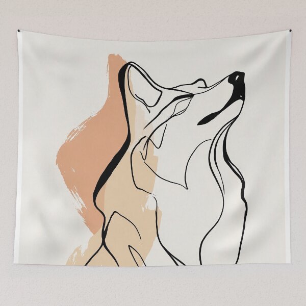 Item preview, Wolf Abstract 05 designed and sold by Neo-Chrio.