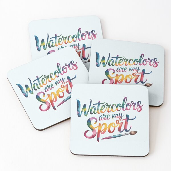 Item preview, Watercolors Are My Sport – Funny Watercolor Artist Quote Design designed and sold by Jollys-ArtShop.