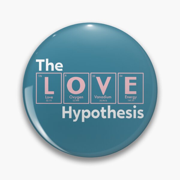 Item preview, "The Love Hypothesis" (Blue Background) designed and sold by jamierachelz.