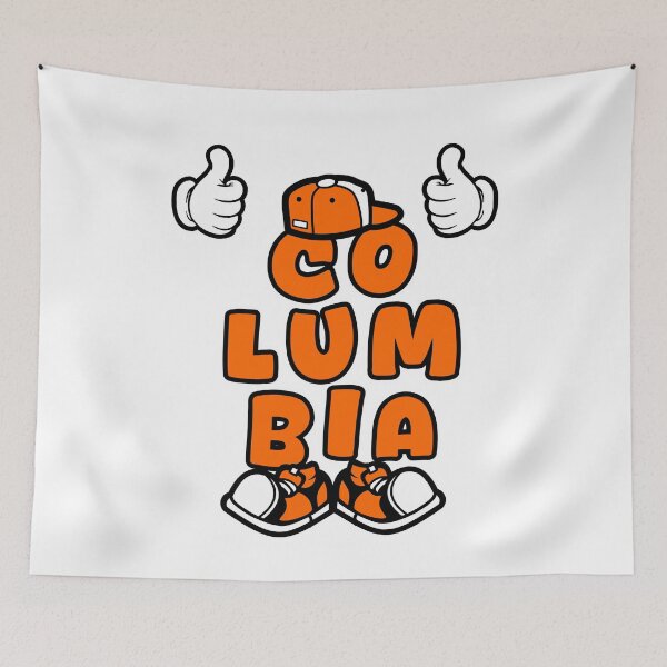 Item preview, COLUMBIA Graffiti Retro Lettering designed and sold by NFTWords.