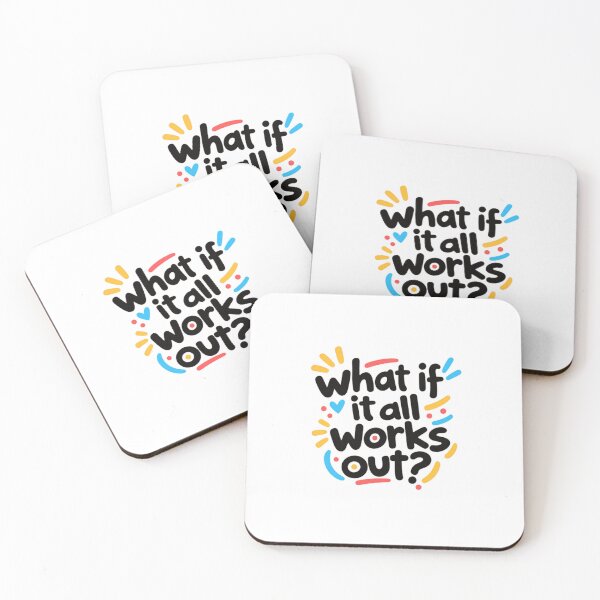 Item preview, What If It All Works Out? Positive Motivation Inspiration Optimism designed and sold by JasonStars123.