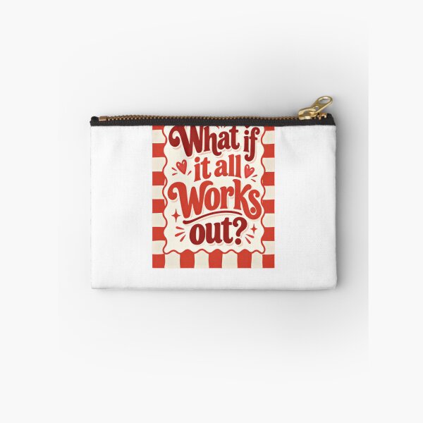 Item preview, What If It All Works Out? Motivational Quote Positive Thinking Encouragement designed and sold by JasonStars123.