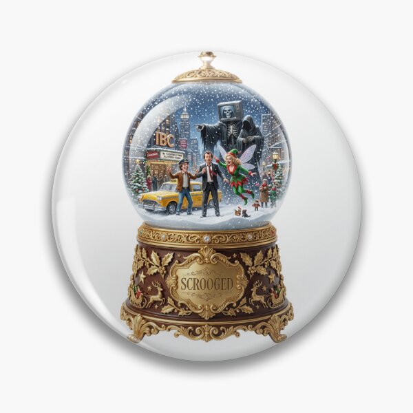 Item preview, Scrooged Christmas Snow Globe Gift Poster Jumper Decoration Tee Shirt TShirt designed and sold by Cool Robot Bro..