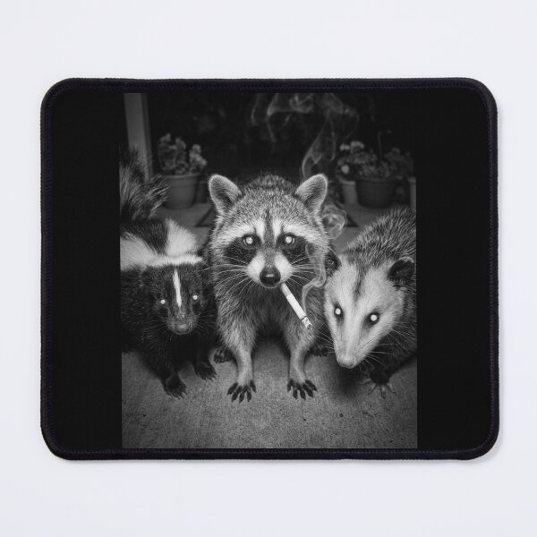 Item preview, Night Trash Panda Crew Raccoon Opossum Skunk Meme designed and sold by Zbixu.