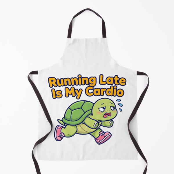 Item preview, Running Late Is My Cardio: Sweaty Turtle Edition designed and sold by HoMya.