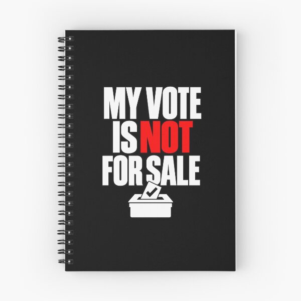 Item preview, My Vote Is Not For Sale - Bold Ballot Typography designed and sold by enjoytheshirt.