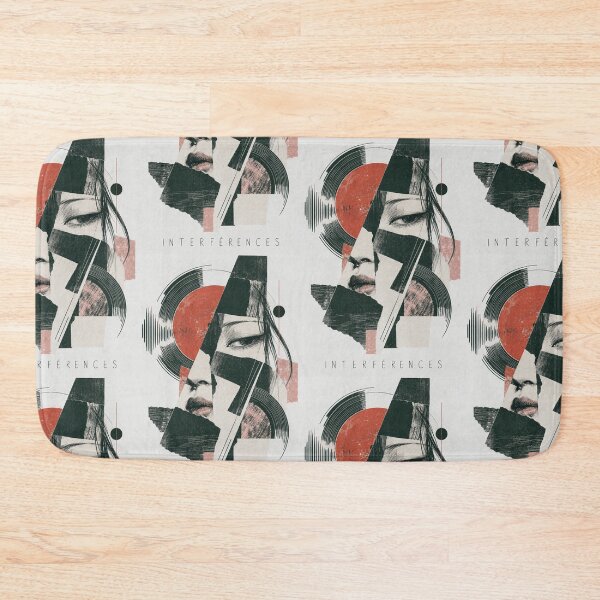 Item preview, Interferences — Abstract face and vinyl grooves designed and sold by Lazenco.