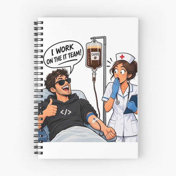 Item preview, IT Team Coffee Addiction Programmer Humor designed and sold by 4rionct.