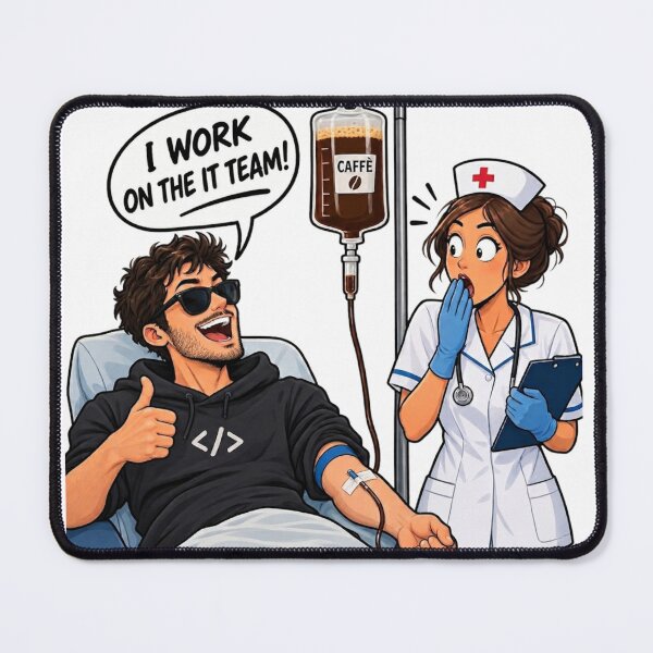 Item preview, IT Team Coffee Addiction Programmer Humor designed and sold by 4rionct.