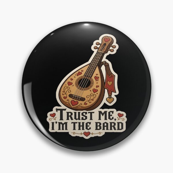 Item preview, Trust Me Im The Bard Funny RPG Dnd Cartoon Lute designed and sold by PozivoPlus.